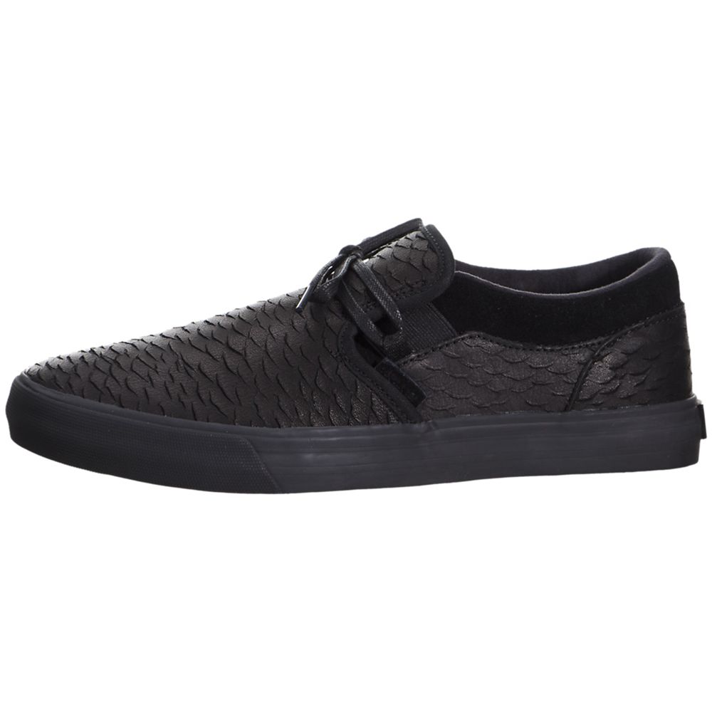 Baskets Basses Supra Cuba Noir Black/Black Femme | CJE-15048923